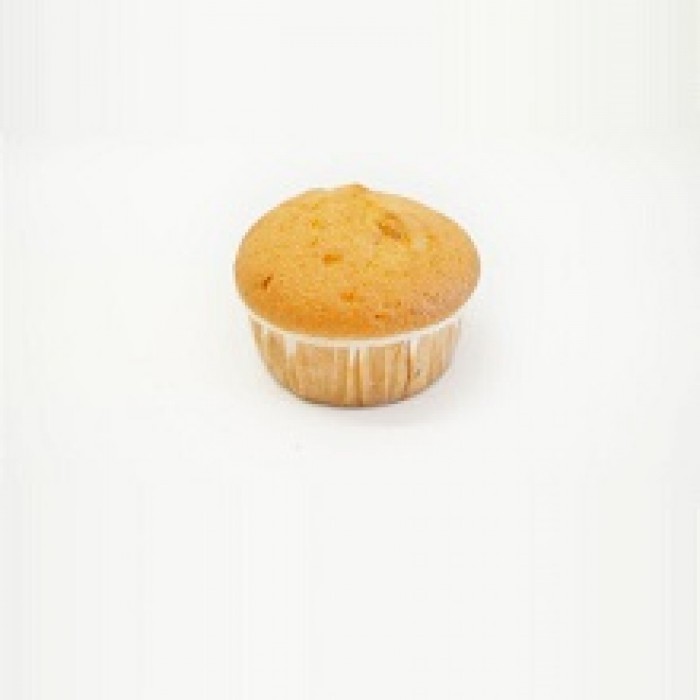Muffin vanilkový s malinami